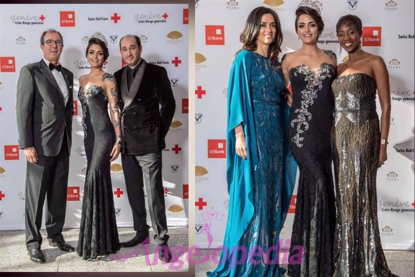 Miss Earth Switzerland 2017 Sarah Laura Peyrel supports Swiss Red Cross Charity Ball